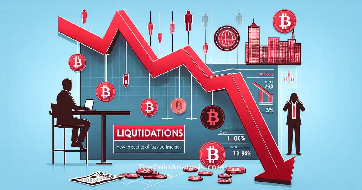 Chute brutale du bitcoin : 2 milliards liquidés et la peur s’installe sur le marché