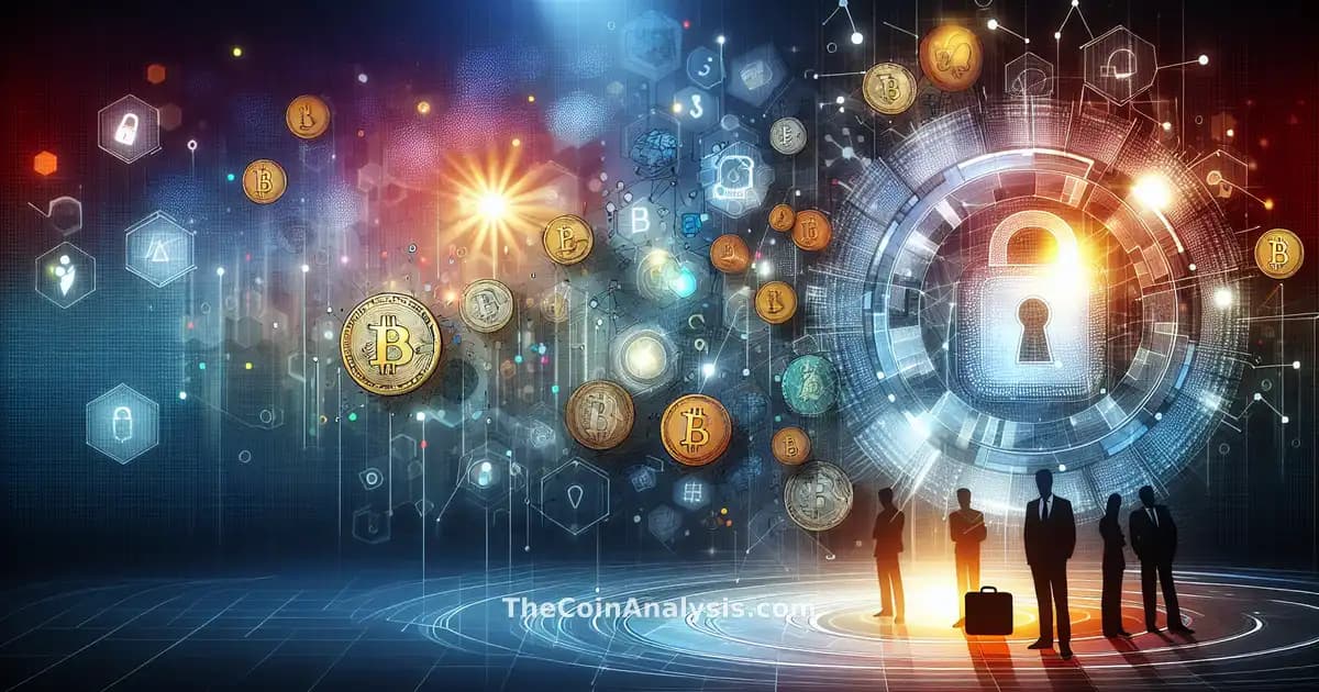 Fond dégradé tech avec pièces crypto numériques, visuels de faille de sécurité, focus sur Circle et Drift Protocol.