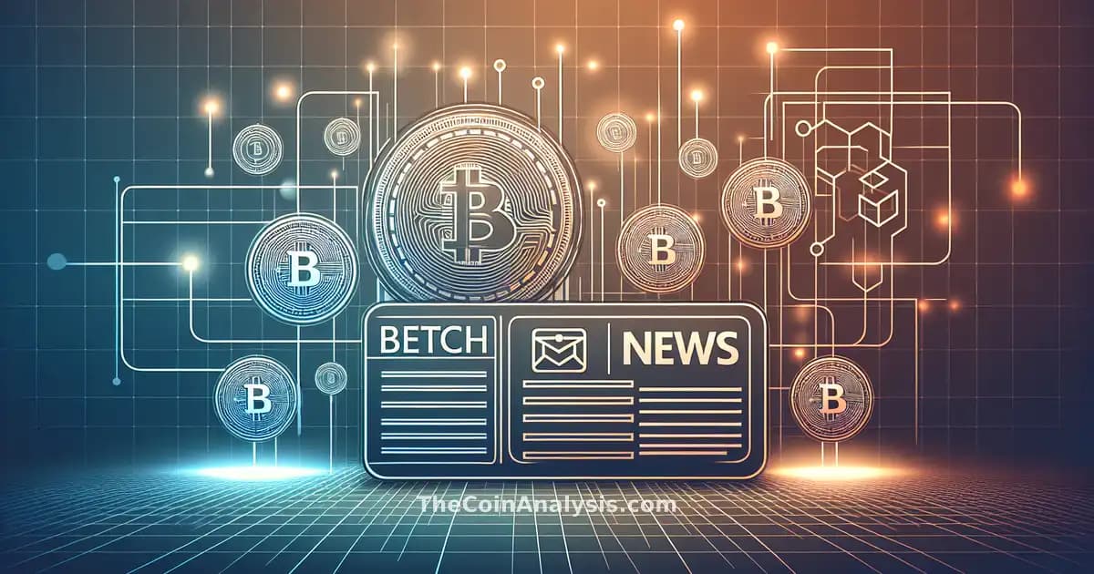 Abstract digital coins with SEC and CFTC logos over glowing blockchain network on a corporate tech gradient background